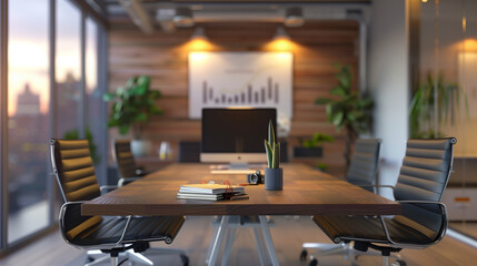 Wall Mural - office background