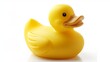 © iVGraphic - Yellow rubber duck against a white background