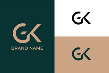 Outstanding professional trendy business logo initial letter GK KG G C, G letter forward arrow finance and growth success logo, letter G finance exchange market logo