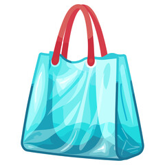 Wall Mural - plastic shopping bag illustration