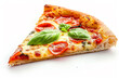 © Patthamaporn - slice of pizza on white background