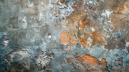 Canvas Print - Texture background of a stained and rough concrete wall