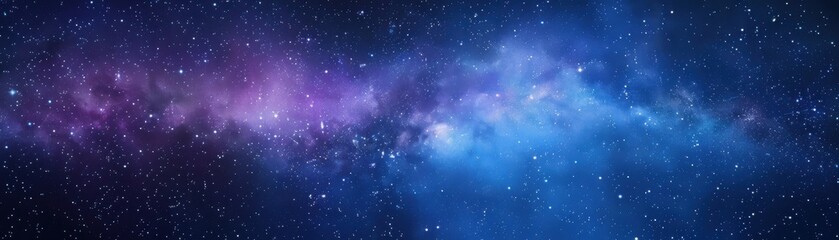 stunning view of a galaxy with colorful nebula and stars in the night sky, showcasing the beauty and