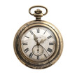 © YOGI C - Vintage Gold Pocket Watch with Roman Numerals 3D Illustration