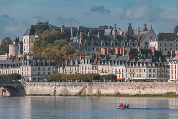 Wall Mural - A serene day on the loire river in amboise