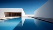 © yelosole - Minimalist Architectural Design with Sleek Pool and Reflective Surface