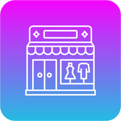 Sticker - Clothing shop Icon