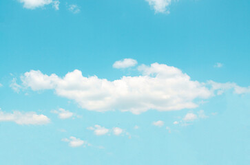 Wall Mural - Vintage sun and cloud background - vintage filter