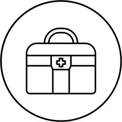 Canvas Print - First aid kit Icon