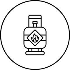 Poster - Gas cylinder Icon