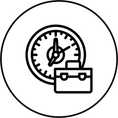 Sticker - Job time Icon