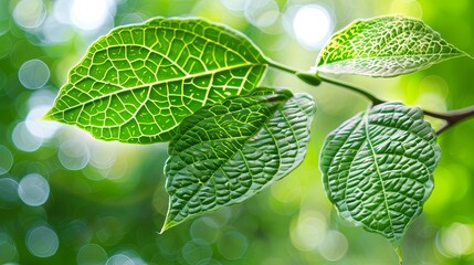 Closeup leaf texture