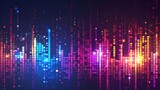 Digital graphic of music equalizer, vector illustration, vibrant background for brochure, website, flyer, print, poster, modern and stylish