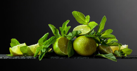 Wall Mural - Lime and mint.