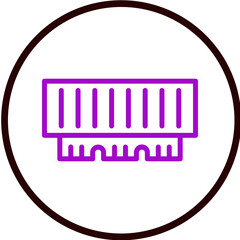 Ram Vector Line Icon Design