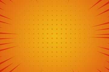 Poster - abstract orange background