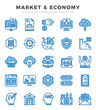 © Icon - Market & Economy Icon Bundle 25 Icons for Websites and Apps