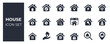 © MD ABDUL - Home and house icon set