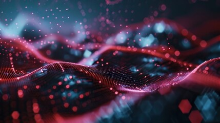 Modern digital abstract 3D