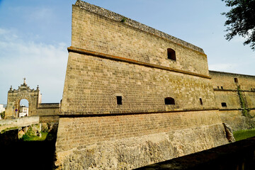 Wall Mural - Castello e borgo di Copertino, Lecce,Puglia,Italia