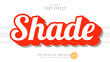 © Zdson - Long shadow effect, simple red editable text effect