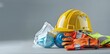 © Horsi - Construction Safety Gear on a Grey Background