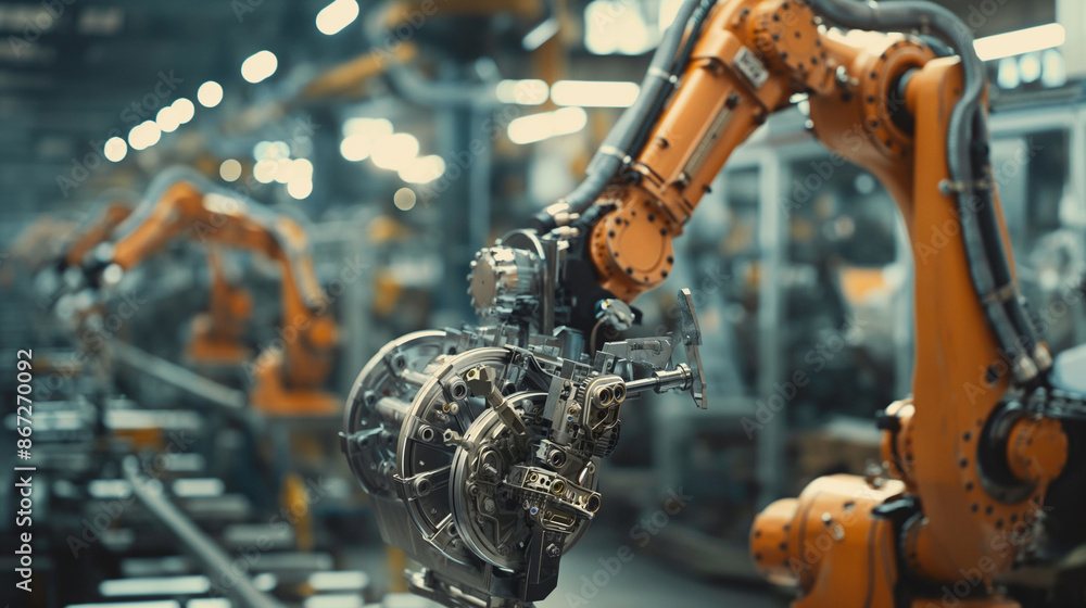 Intelligent industrial robot arm for digital factory production ...