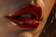 © EliteStock - Red Lips in Low Light