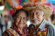 © Pure Imagination - Loving Couple in Traditional Mexican Attire