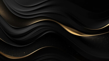 abstract luxury swirling black gold background. gold liquid paint background. gold waves abstract ba