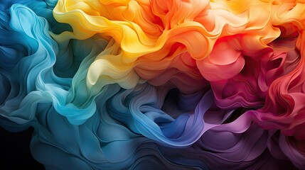 Wall Mural - Vibrant abstract background in rainbow colors