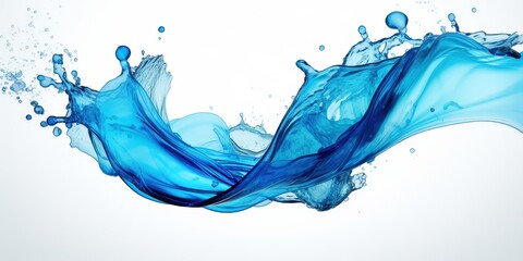 Wall Mural - Water Splash Abstract Background