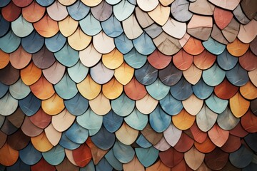 Mosaic Tiles Material Structure Background - Generative AI