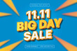 © Ardian - 11.11 Big Day Sale Editable Text Effects