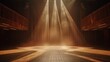 © ArtBox - Empty modern dance stage with spotlight illuminated