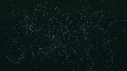 Wall Mural - futuristic digital mesh dark background, wave data transfer technology metaverse world cyber tech cy