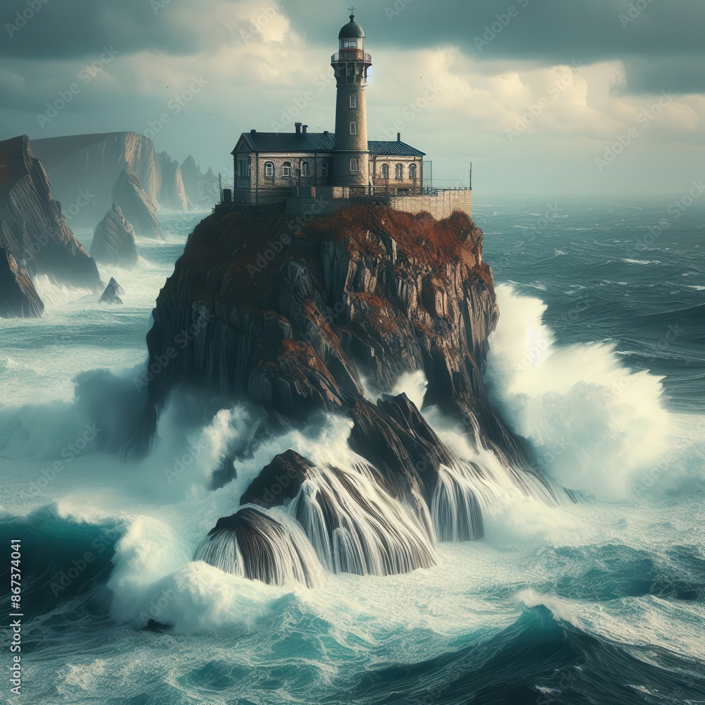 Lighthouse Weathers the Storm: Powerful waves test an ancient sentinel ...