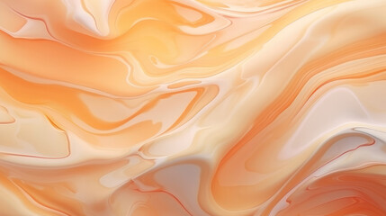 Wall Mural - Natural luxury abstract fluid art liquid painting. Tender and dreamy wallpaper. For posters, and other printed materials. 3d render, generative ai