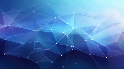 Wall Mural - abstract background of technology and science. mesh or net and geometric shapes detail. wide panoram