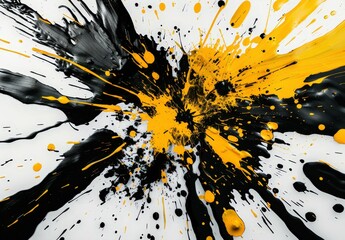 Wall Mural -  Vibrant Splatter Abstract Art for Creative Projects