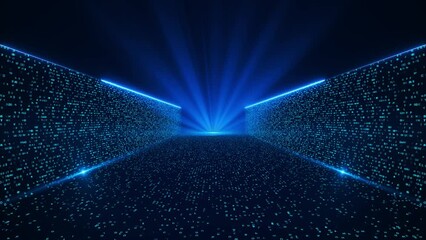Wall Mural - elegant deep abstract stage background high tech digital product promotion, corporate promotion. pro