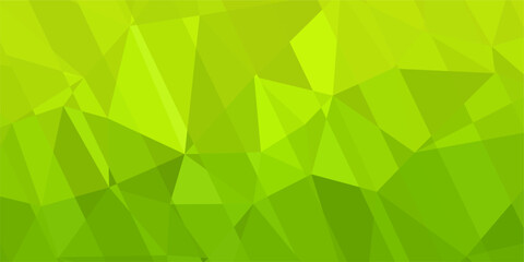 Canvas Print - abstract green background with triangles and strip lines