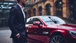 © Andrii  - High-Flying Entrepreneur with His Exquisite Automobile