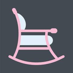 Poster - Comfortable Chair Vector Icon