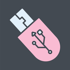 Poster - USB Vector Icon