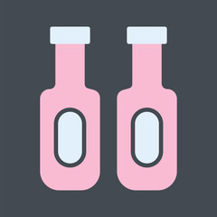 Poster - Drink Bottle Vector Icon