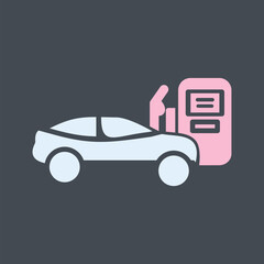 Sticker - Car Vector Icon