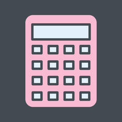 Wall Mural - Calculator Vector Icon