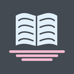 Poster - Book Vector Icon