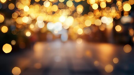 Canvas Print - an image depicting a blurred background and a bokeh effect. with copy space image. generative ai